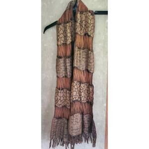 Beautiful Multi Brown Scarf Shop Intuition By Jaye Hersh Scarf